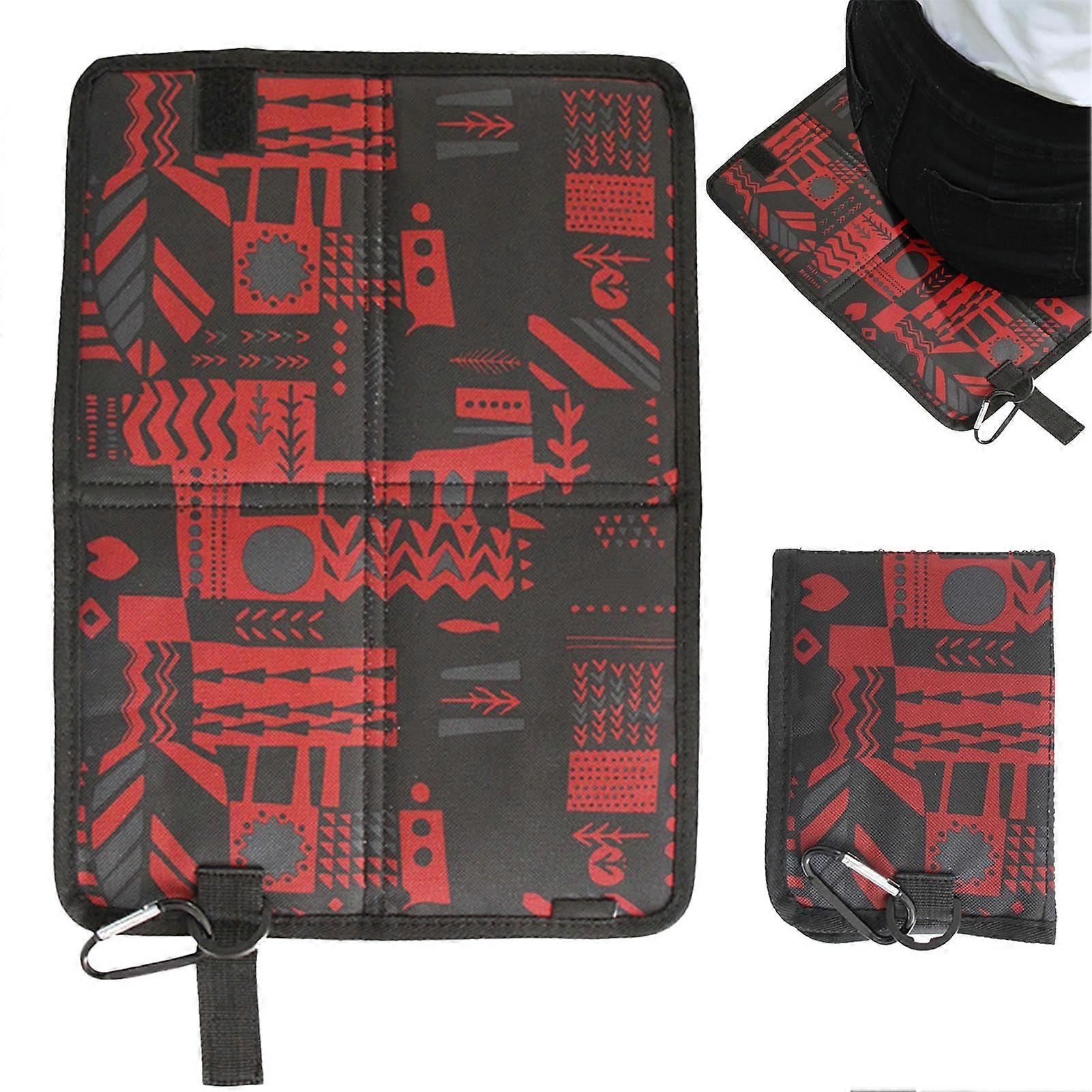 Foldable hiking seat cushion Foldable stadium seat cushion Insulated seat pad Foldable stadium seat cushion Camping Pad Outdoor Black