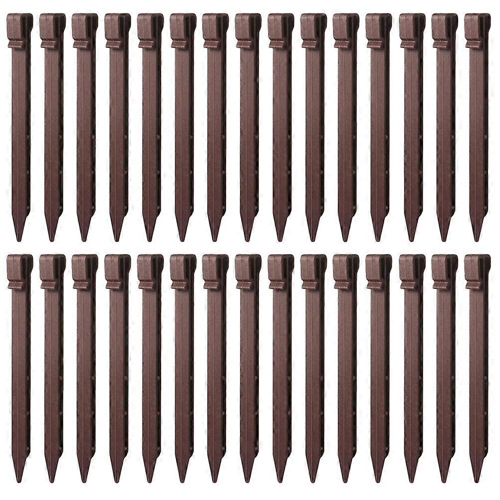 20PCS Durable Plastic Ground Spikes for Garden Landscaping – Secure Tarps, Canopies & Artificial Grass with Easy Installation