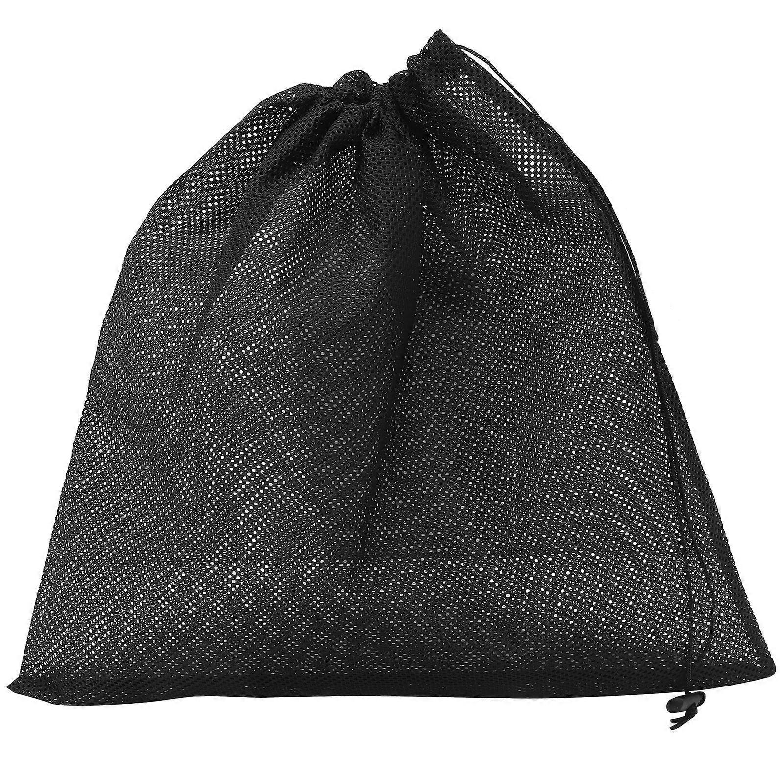 Pond Mesh Bag Aquarium Pump Filter Residue Black 47X47X1CM 1Set