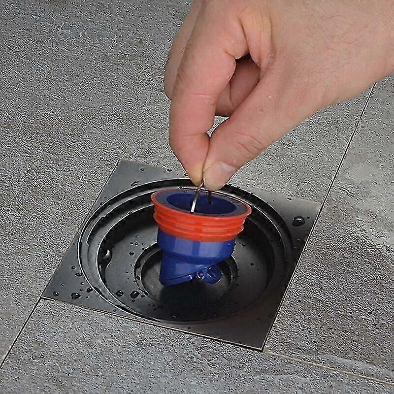 Backflow-Proof Shower Floor Drain Plug - Smell-Proof Quick Drain Valve 3.5*5.3cm