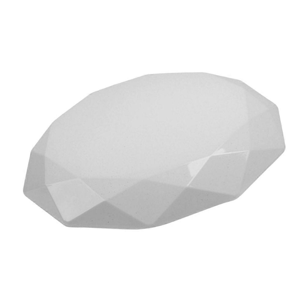 Ceiling Lights For Hall 27cm Round LED Ceiling Lamp 12W Diamond Shaped Light For Living Room White Acrylic Energy-Saving 1Set