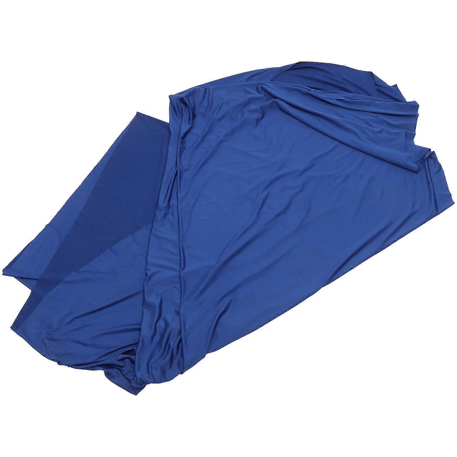 Fitted Tablecloth Stretchy Table Cover Rectangular Party Dust-proof Blue 183X76CM 1Pack