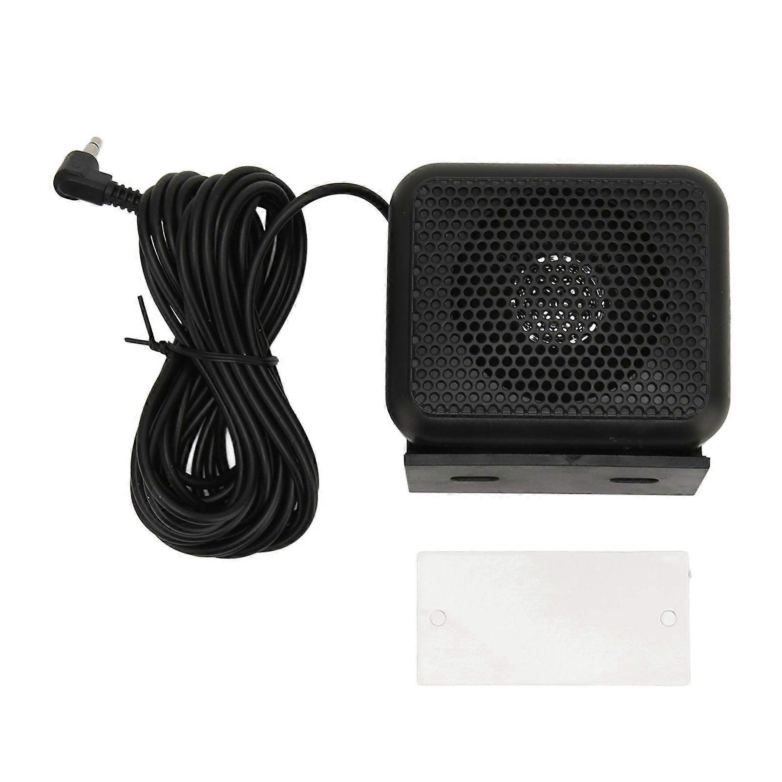 Portable Car Radio Speaker with 3.5mm Jack and Base for FT 7800R, FT 7900R, FT 8800R, FT 8900R