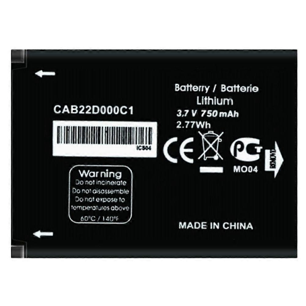 For Alcatel One Touch 2012D 3.70V 750mAh Rechargeable Li-ion Polymer Battery Assembly (Encode: