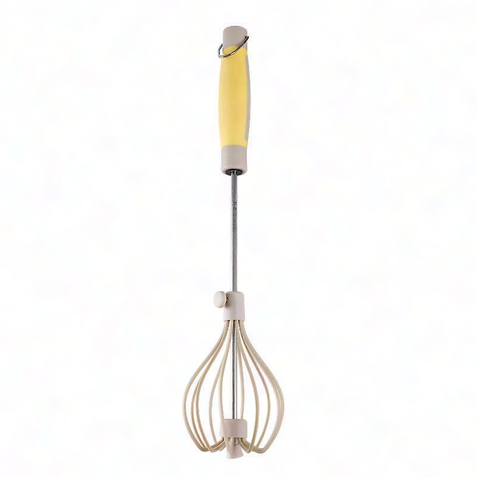 Stainless Steel Hand Mixer Adjustable Egg Beater Whisk for Mixing Beating Foaming Easy Clean Kitchen Tool