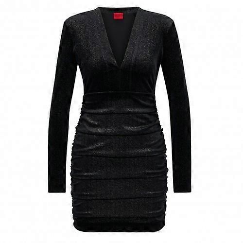 Hugo Womens/Ladies Nibyll Ruched Dress