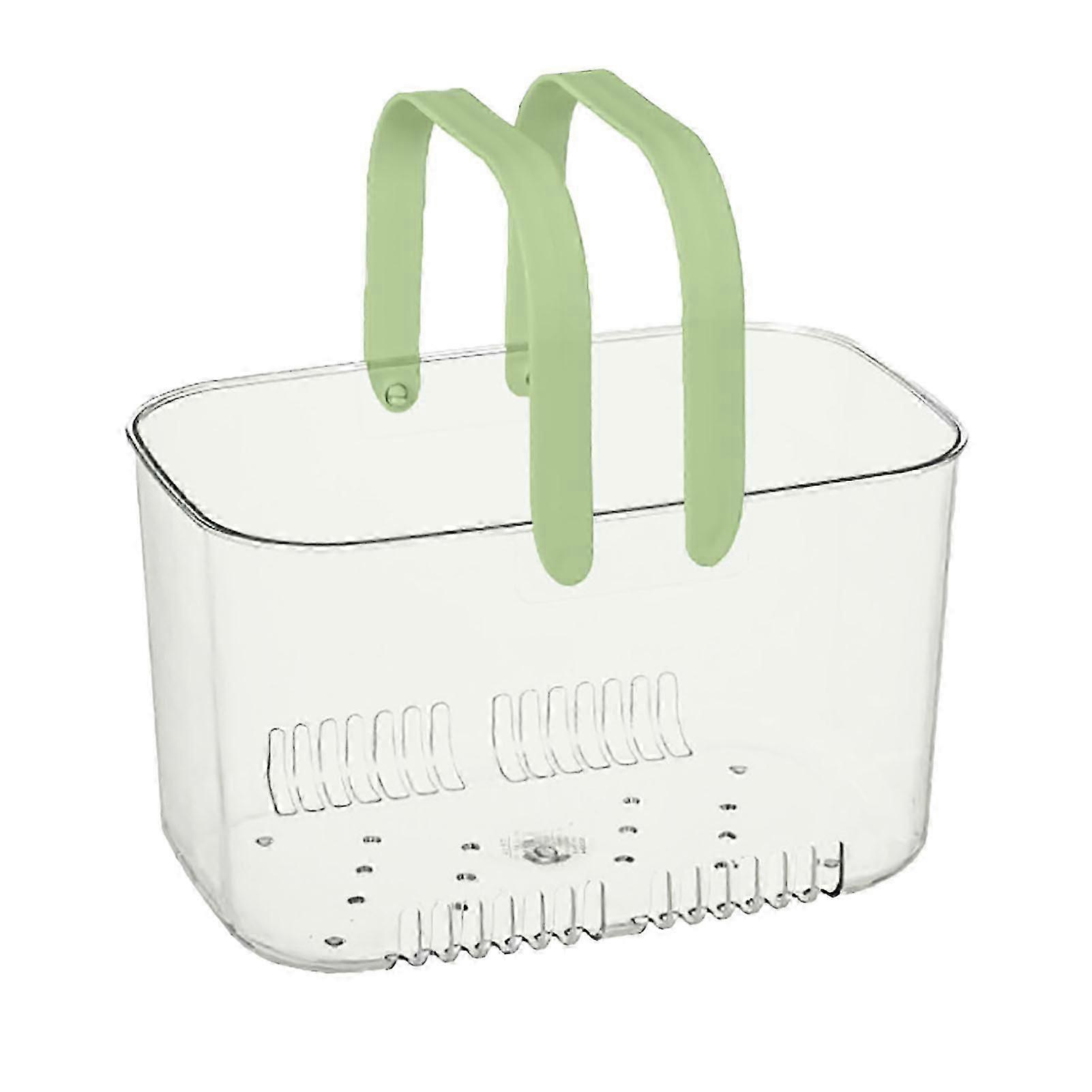Clear Hand Basket with Comfortable Handle for Versatile Storage