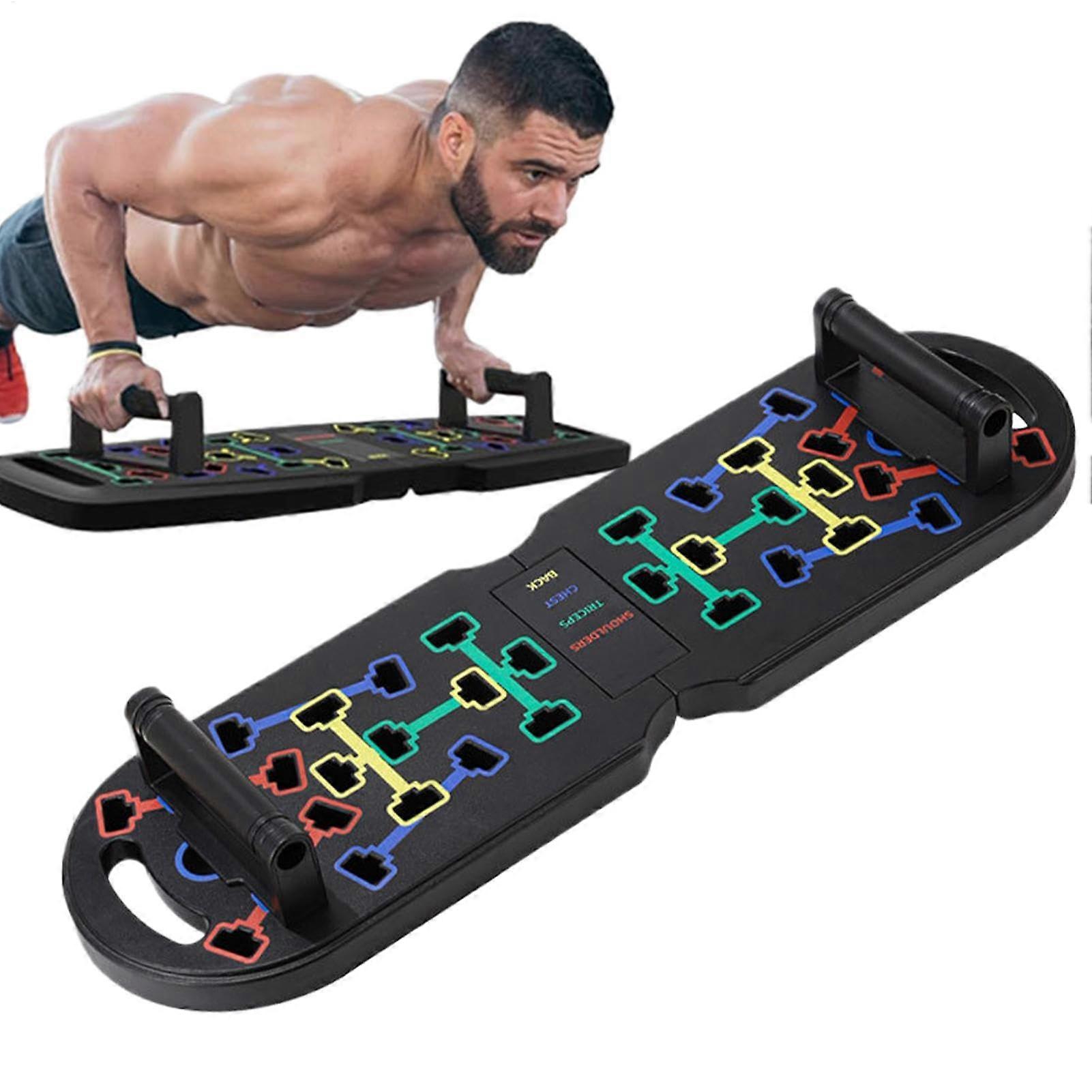 Chest training board, muscle strength training, pushup board for home, enhanced muscle building, ergonomic handles