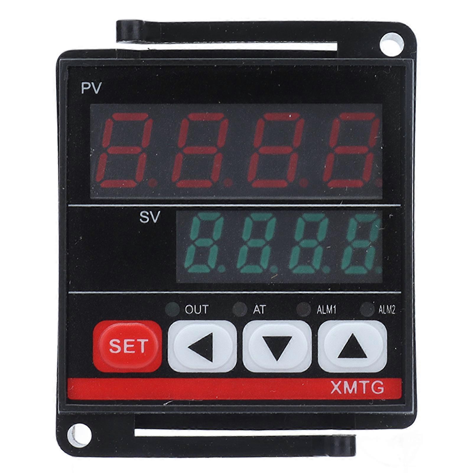 SSR Digital Temperature Controller Adjustable Intelligent Thermostat Buckle Fixing AC220V