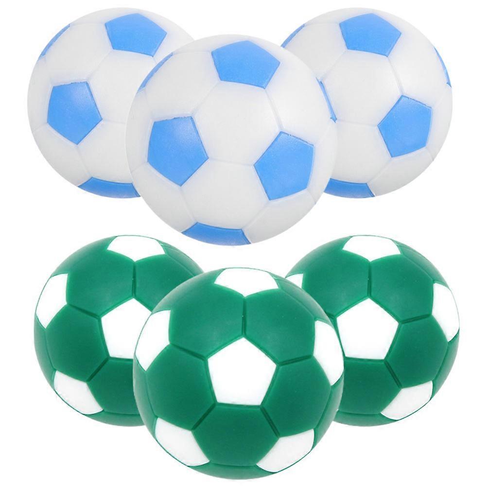Μίνι Ποδοσφαιράκι Μπάλες Sky Blue White Αξεσουάρ Εσωτερικών Παιχνιδιών 6Pcs
