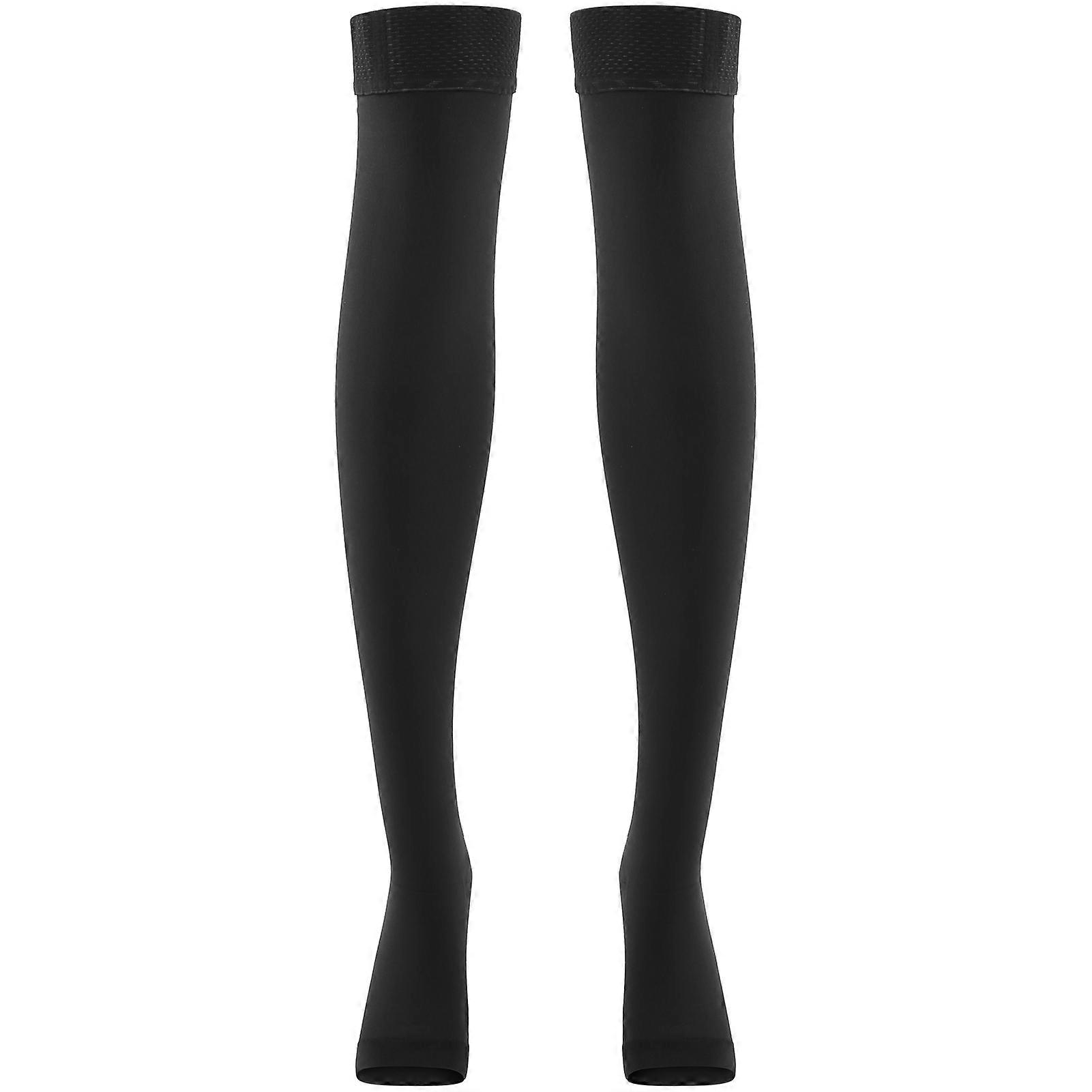 1 Pair Class 2 Varicose Vein Thigh Socks Compression Stockings Elastic Supports Hose