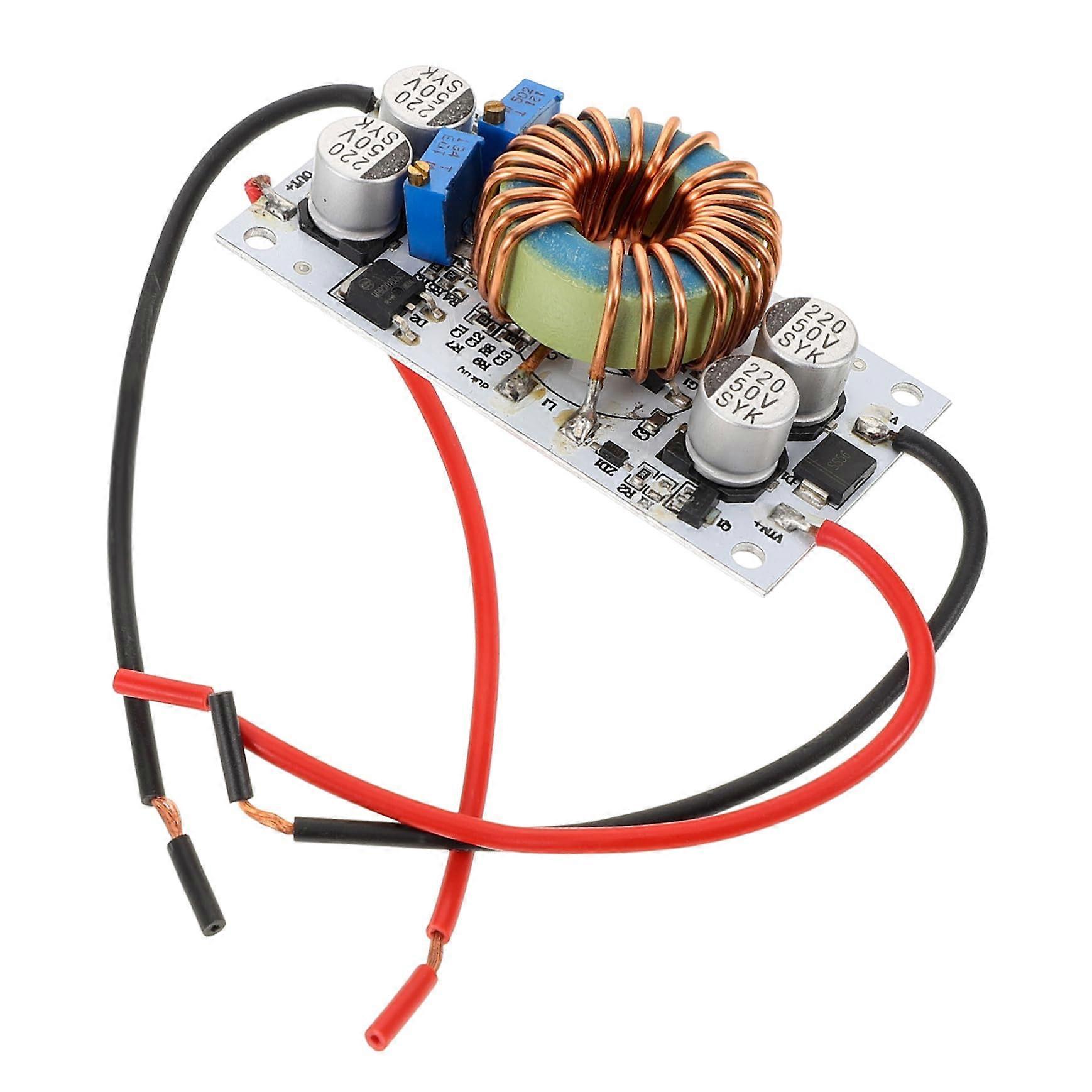 Auto inverter DC/DC converter stepup voltage regulator for LED lights, compact design for easy installation.