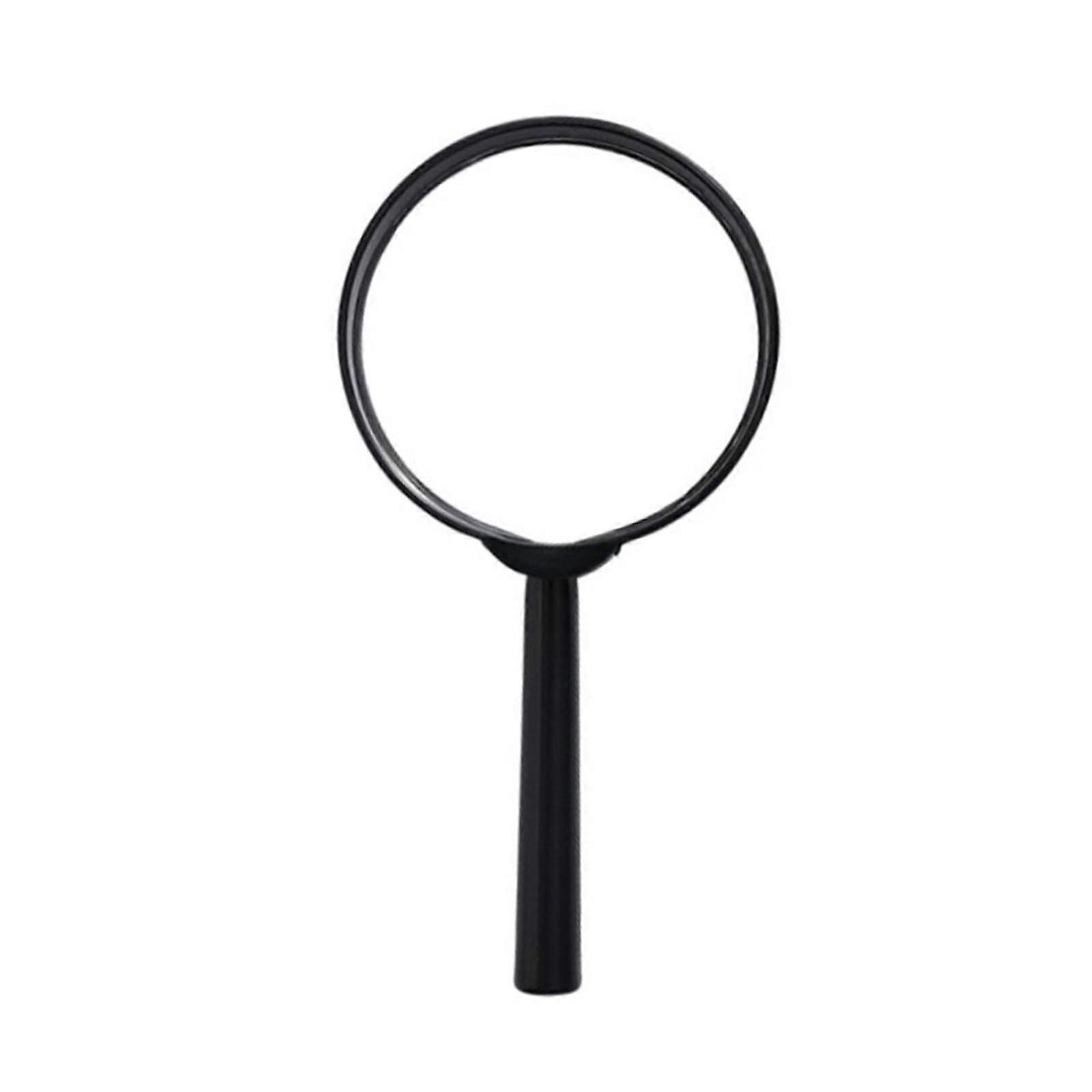 Reading Magnifier For Seniors With Plastic Handle, HD Expansion Magnifier, 2.4 X 4.8 Inch Lens Selfless Dedication (A)