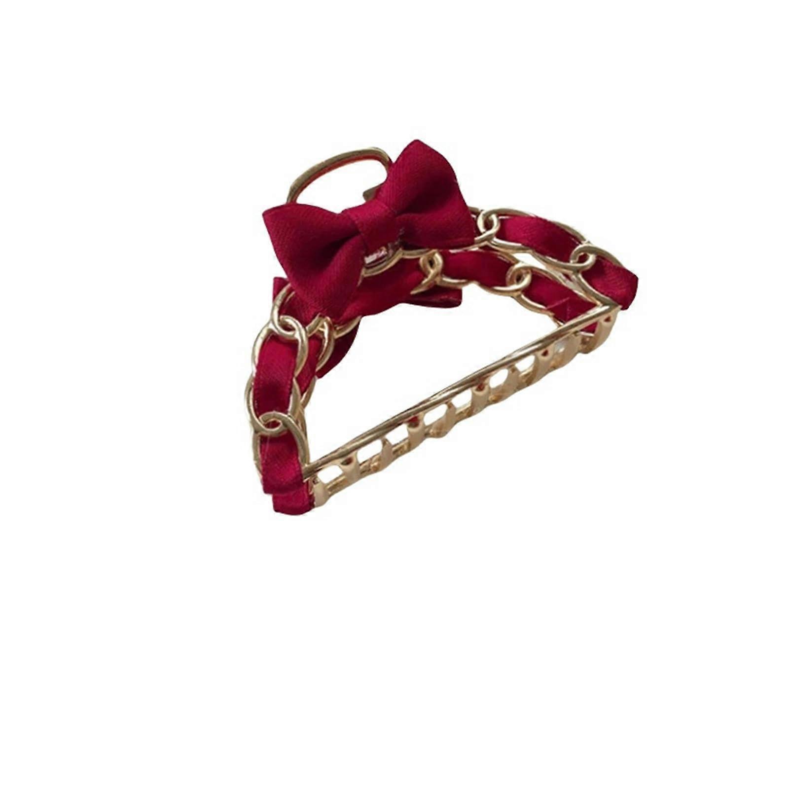 Haarspangen Krallenclips Elegante Große Haifischkopf Haarspange mit Schleife für Duschstyling D(B)