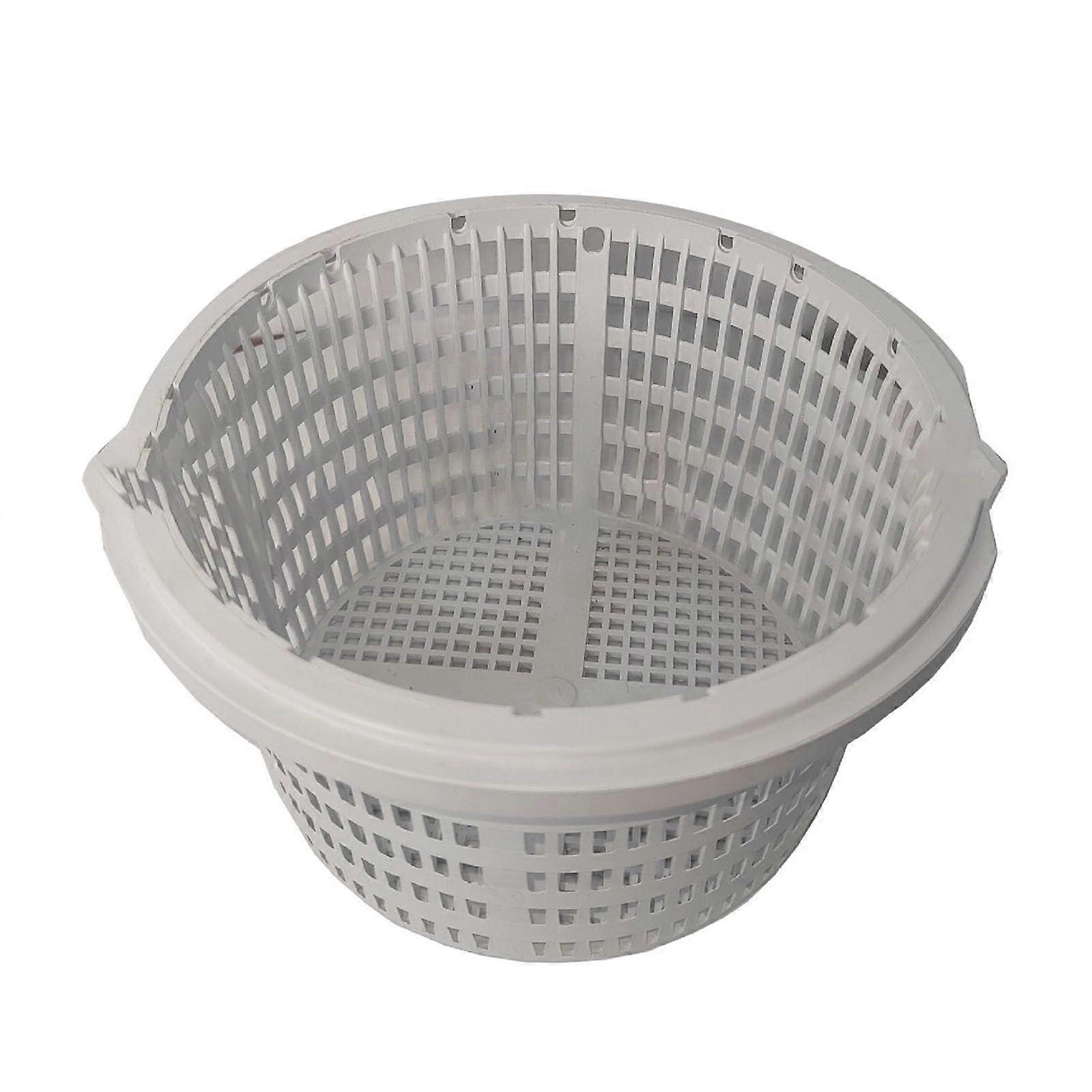 Skimmer basket 19 cm, replacement for standard skimmer, pool accessory with handle