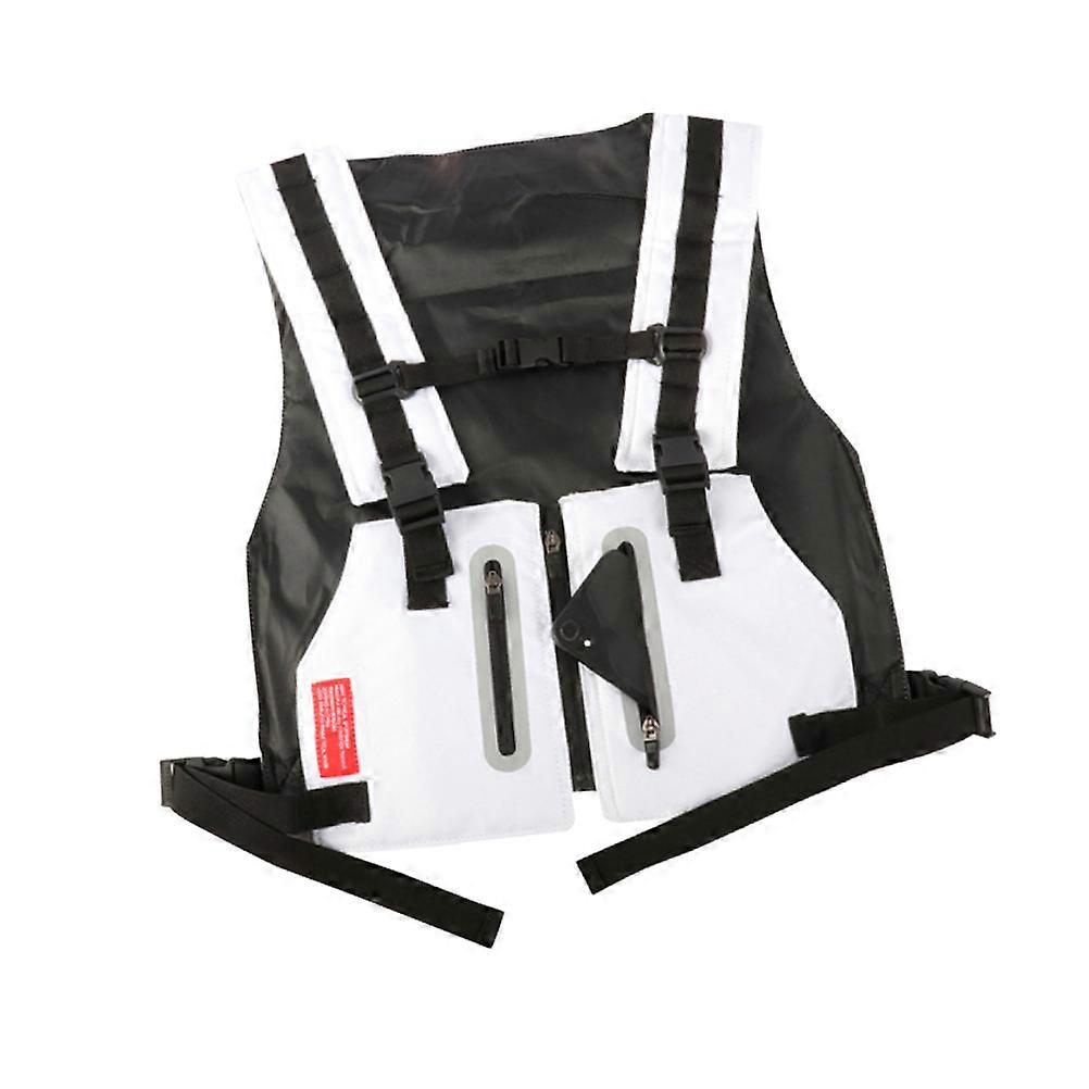 Outdoor Vest Fitness Vest Men Training Highly Visible Reflective Waterproof Durable 5544Cm White 1Pack