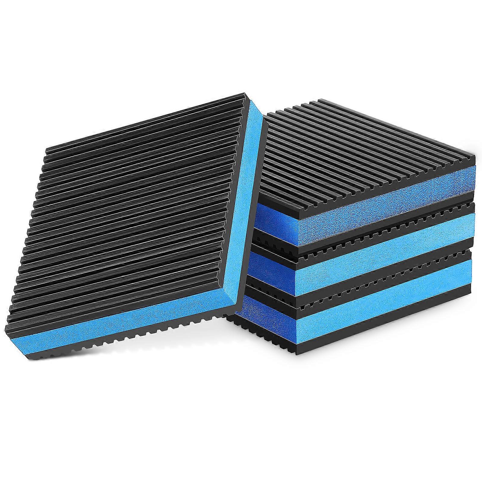 Shock Absorption Rubber Anti-Vibration Pads For Treadmill Home Gym Stability Maintenance 4 Pcs
