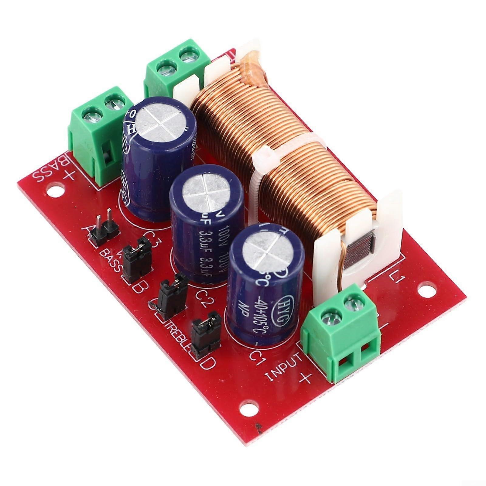 2way audio adjustment, speaker, crossover filter with 400 W power