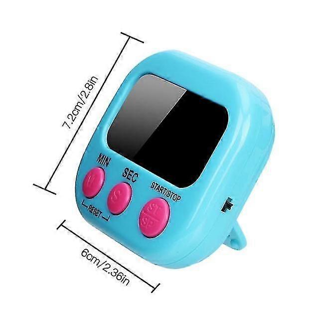 Lcd Digital Kitchen Timer Big Digits Loud Alarm Magnetic Backing Stand With Large Lcd Display For Cooking Baking Sports Games