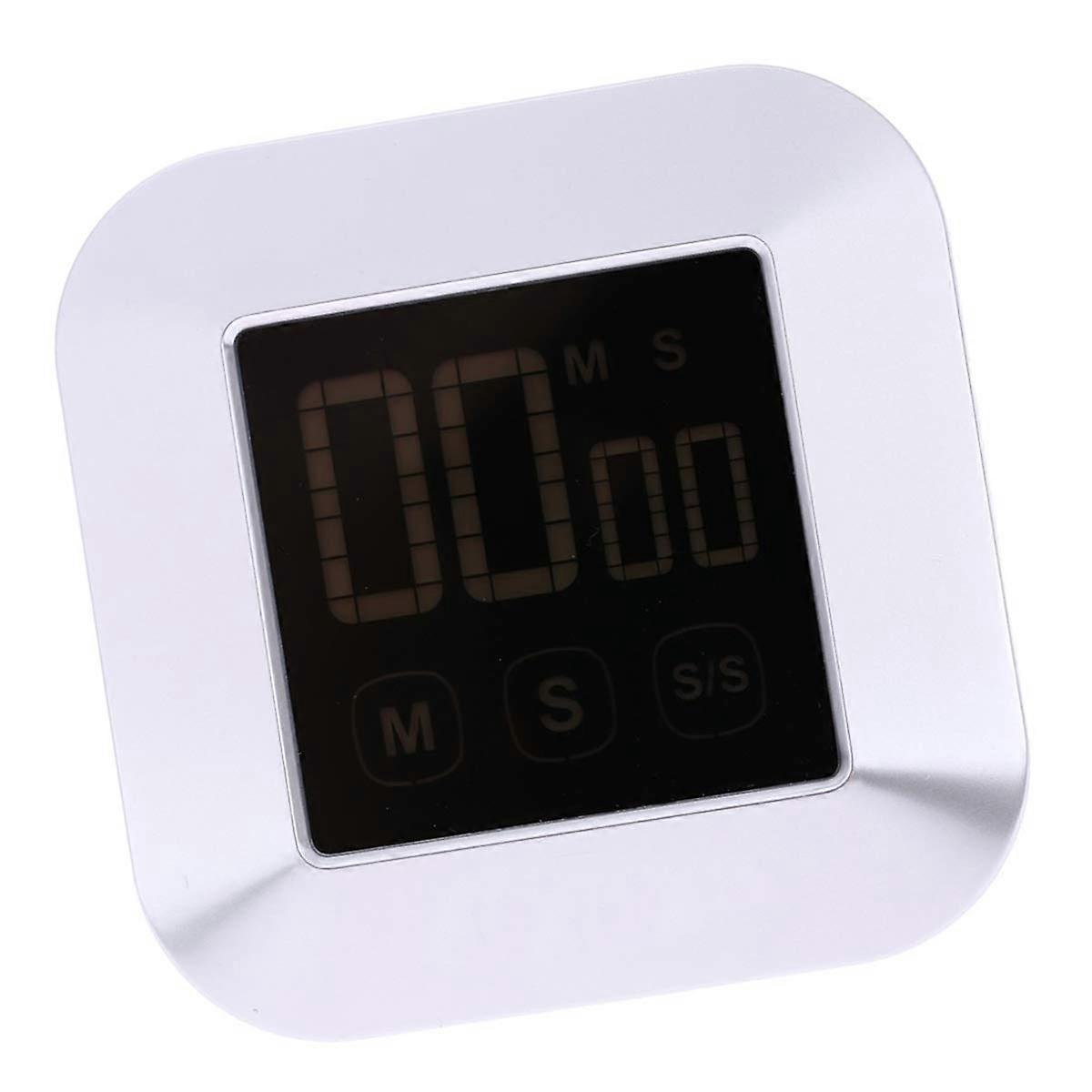 Touch Screen Digital Kitchen Timer Backlight Smart LCD Display Up Timer with Magnet