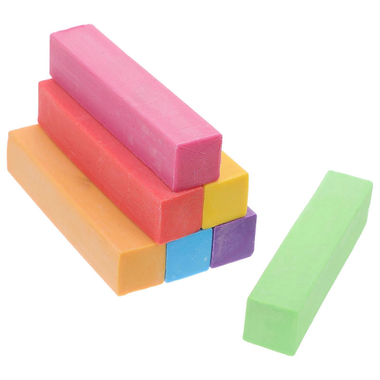 Cute Kawaii erasers for Kids with Clean Erasing PVC Material Assorted Colors for School Use 7 Pieces