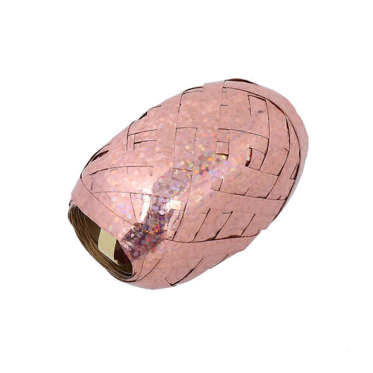 12pcs Glitter Rose Gold Balloons Ribbons Handmade Curling Ribbons Gift Wrap Packing Wedding Party Ribbons Accessories