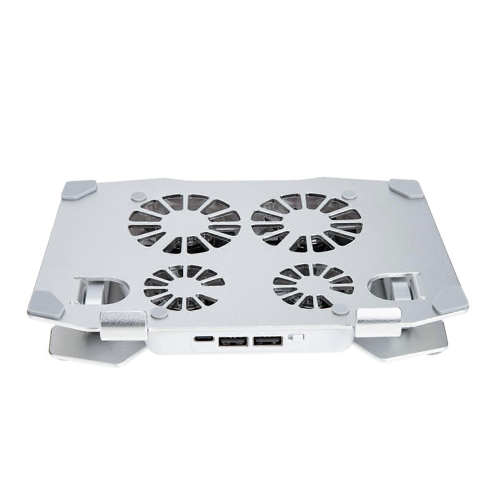 Computer Riser for Desk Laptop Pc Holder Cooling Adjustable Height and Angle Silent Motor Anti-skid Prevent Scratching Home Use 1Pack