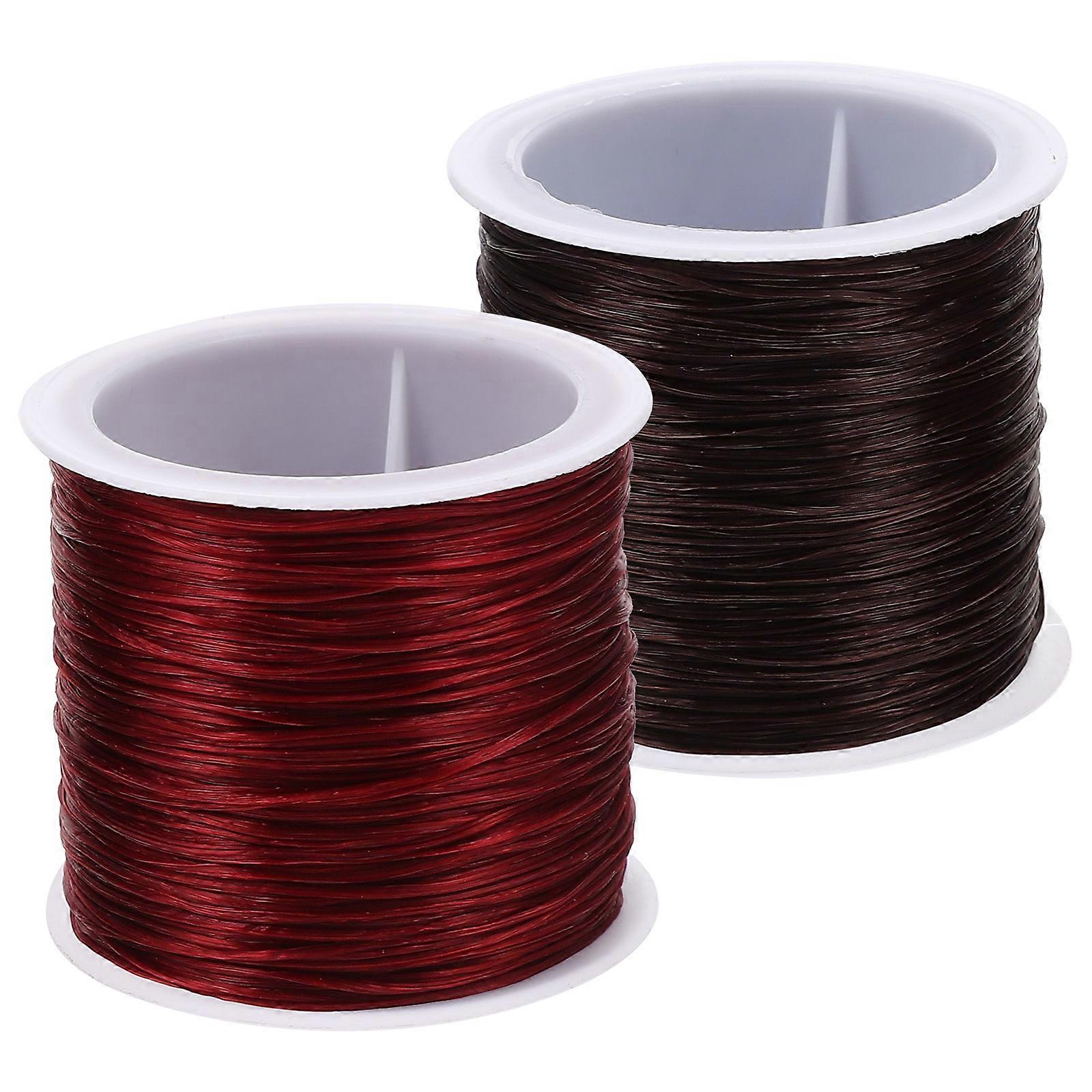 Elastic Beading Cord 4 Rolls Durable Jewelry String for DIY Bracelets, Necklaces & Craft Projects