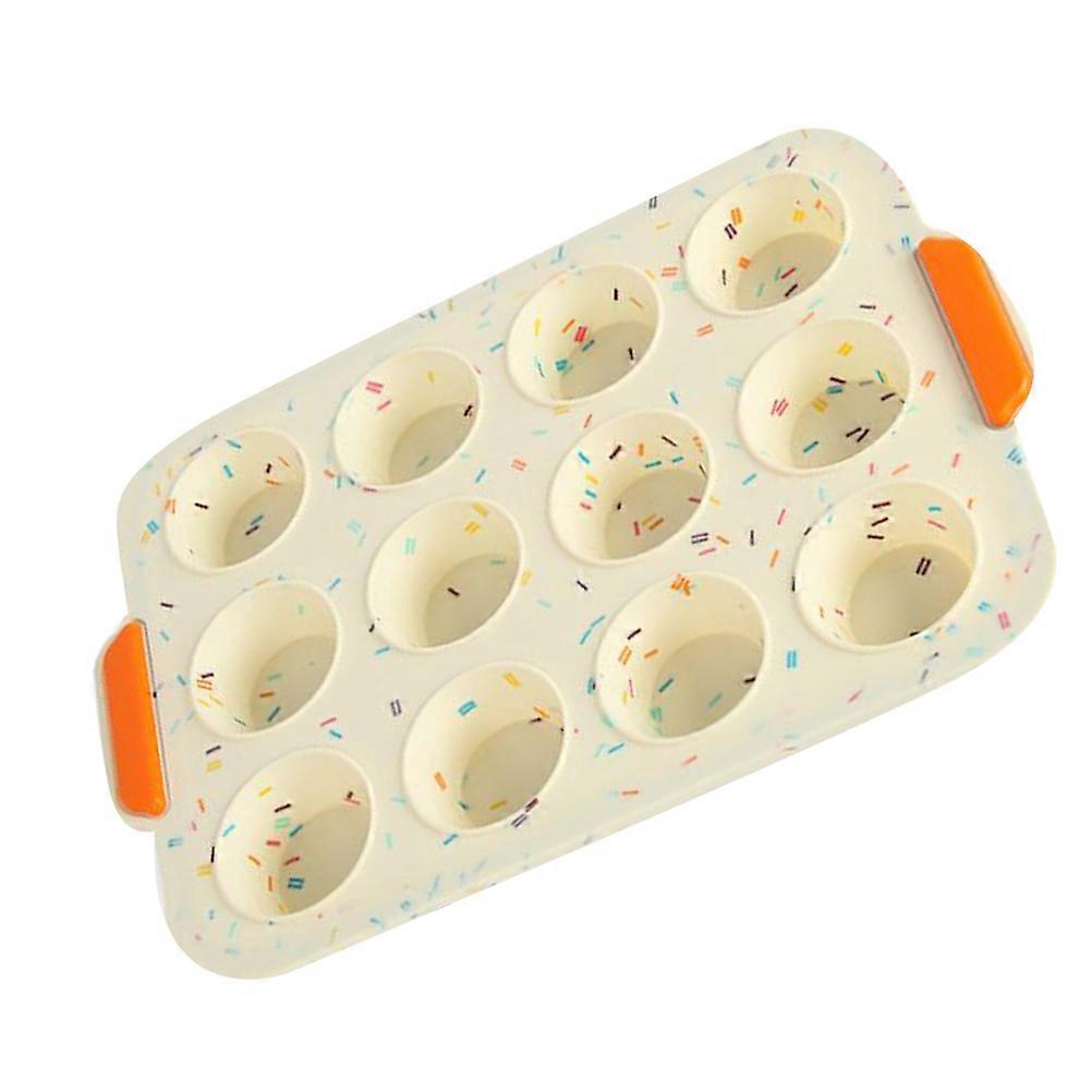 Removable Molds Baking Silicone Cartoon Bunny Shape For Cakes Cookies Puddings 12.2×8.1×1in Khaki 1Pack