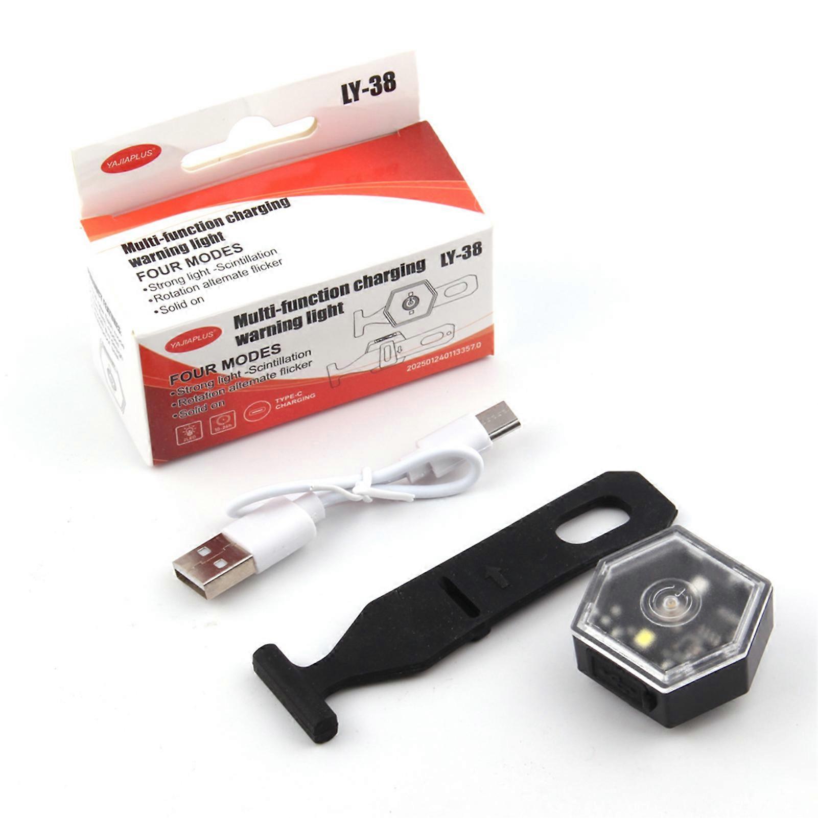 Outdoor Multifunctional Warnings Light Cycling Light Taillight Night Running Light Headlamp Backpack Light Sports Equipment