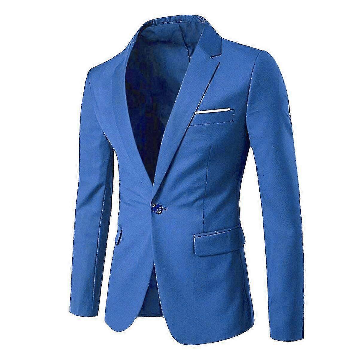 Business kavaj för män - slim fit enfärgad bröllopskavaj