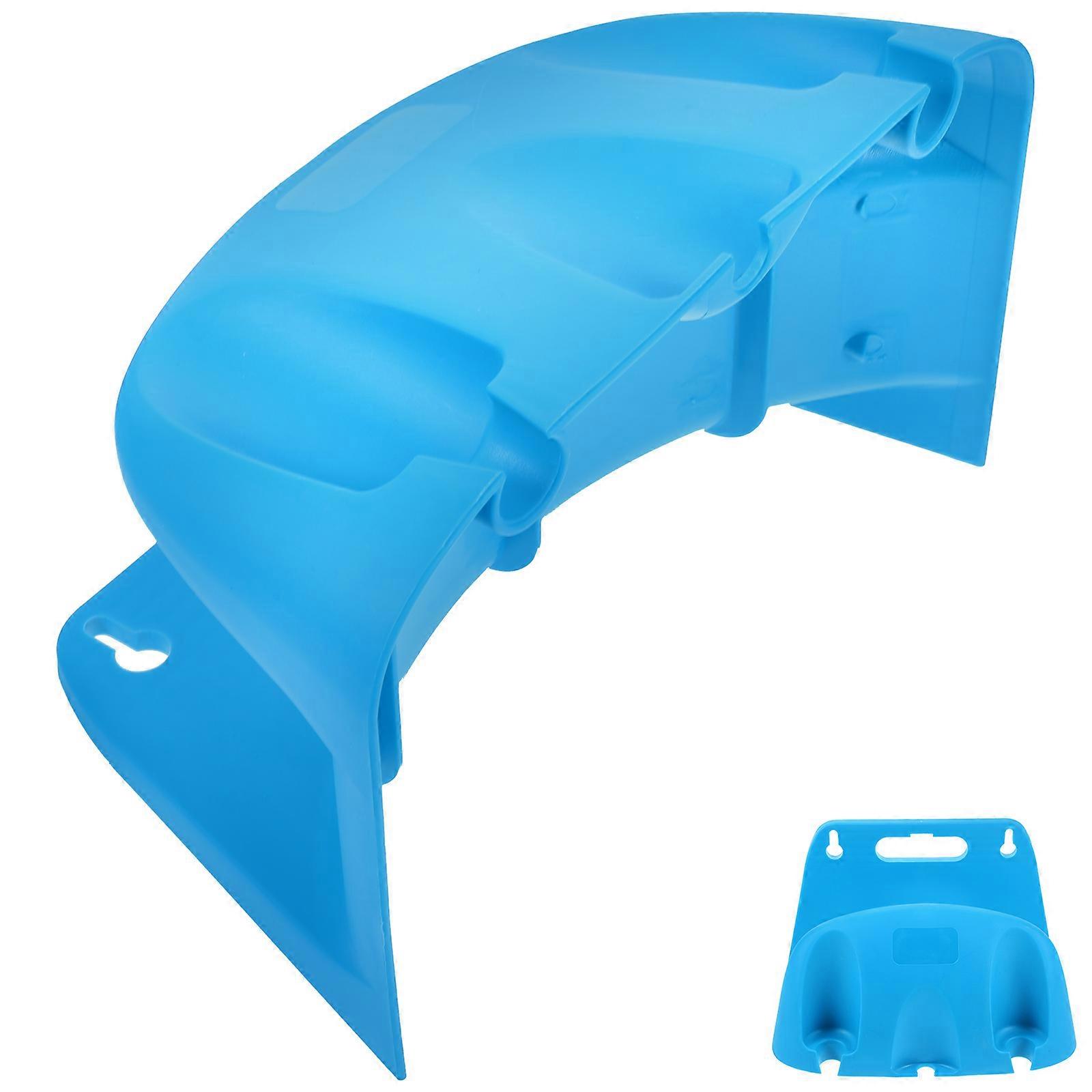 Hose Pipe Wall Bracket Garden Hose Organization Blue 25.00X15.50X15.00CM Wall Mounting 1Pack