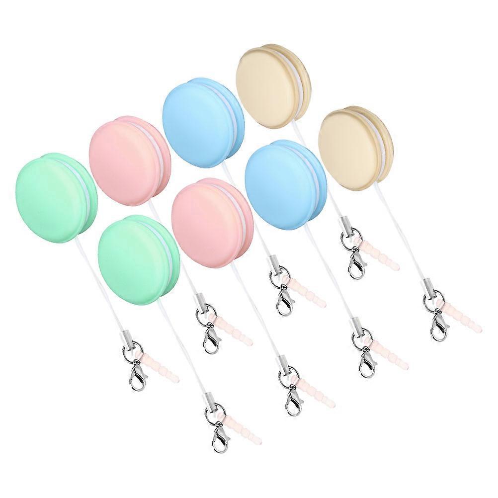 Scrubbing Screen Portable Macaron Phone Screen Cleaner High-Efficiency Cleaning For Fingerprints And Smudges Assorted Color 3.50X3.50X1.60CM 8Pcs