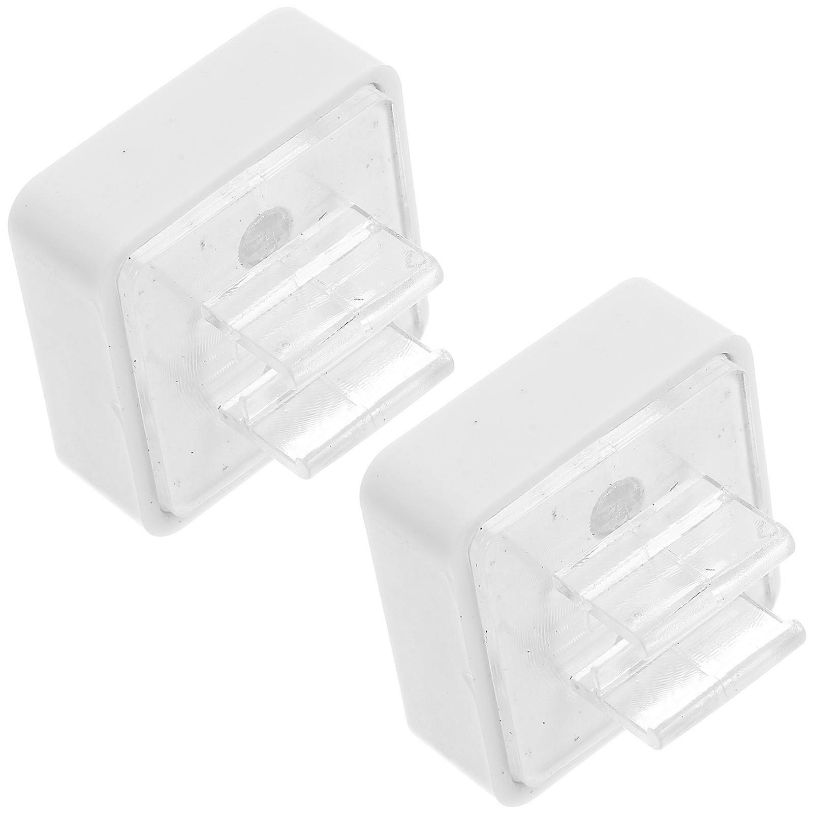 Magnet Display Stand Sign Holder Clip For Menus And Posters Vertical Clear Plastic 2Pcs
