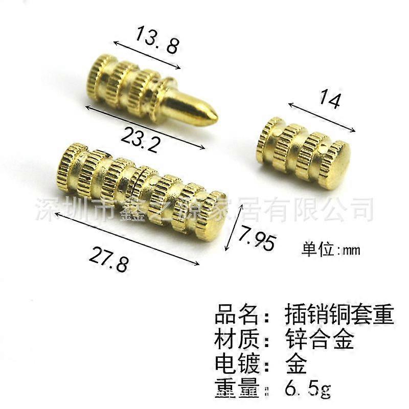 20 Sets Zinc Alloy Table Leaf Dowel Pin: Table Bolt Sleeve Connector - Heavy Duty Furniture Hardware Accessories For Dining Tables Cabinets And Desks