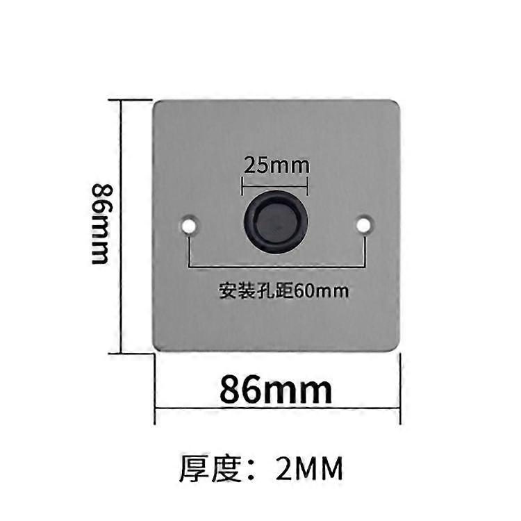 1 Set Metal Outlet Cover Plate: Easy To Install Blank Wall Plate For Ceiling And Wall Sockets Modern Design For Various Decor Styles