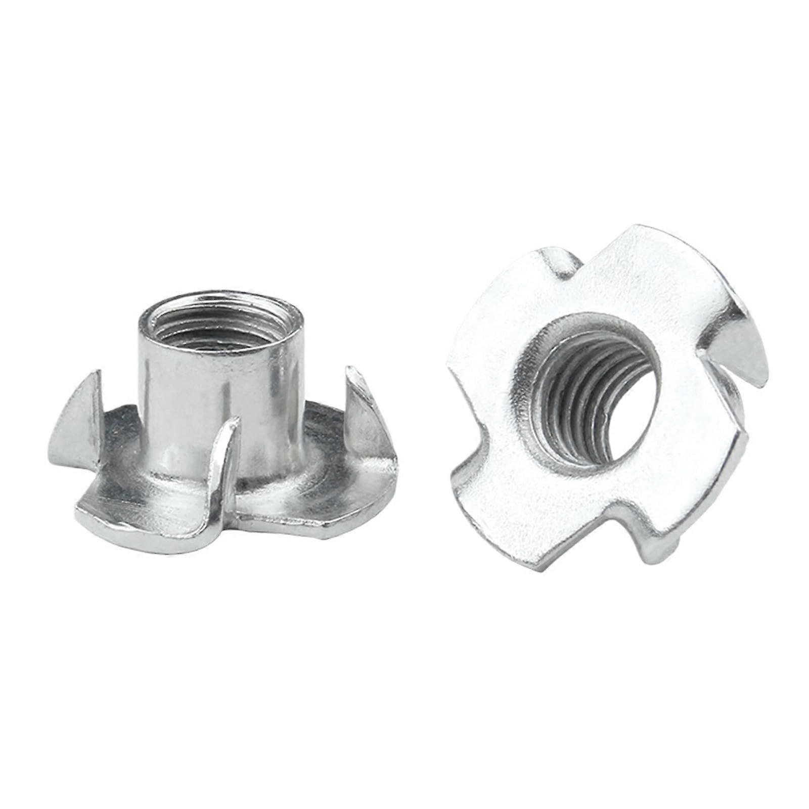 TNuts, 4Prong TNut, M3 M4 M5 M6 M8 M10 M12 ZincPlated (M10 20pcs)