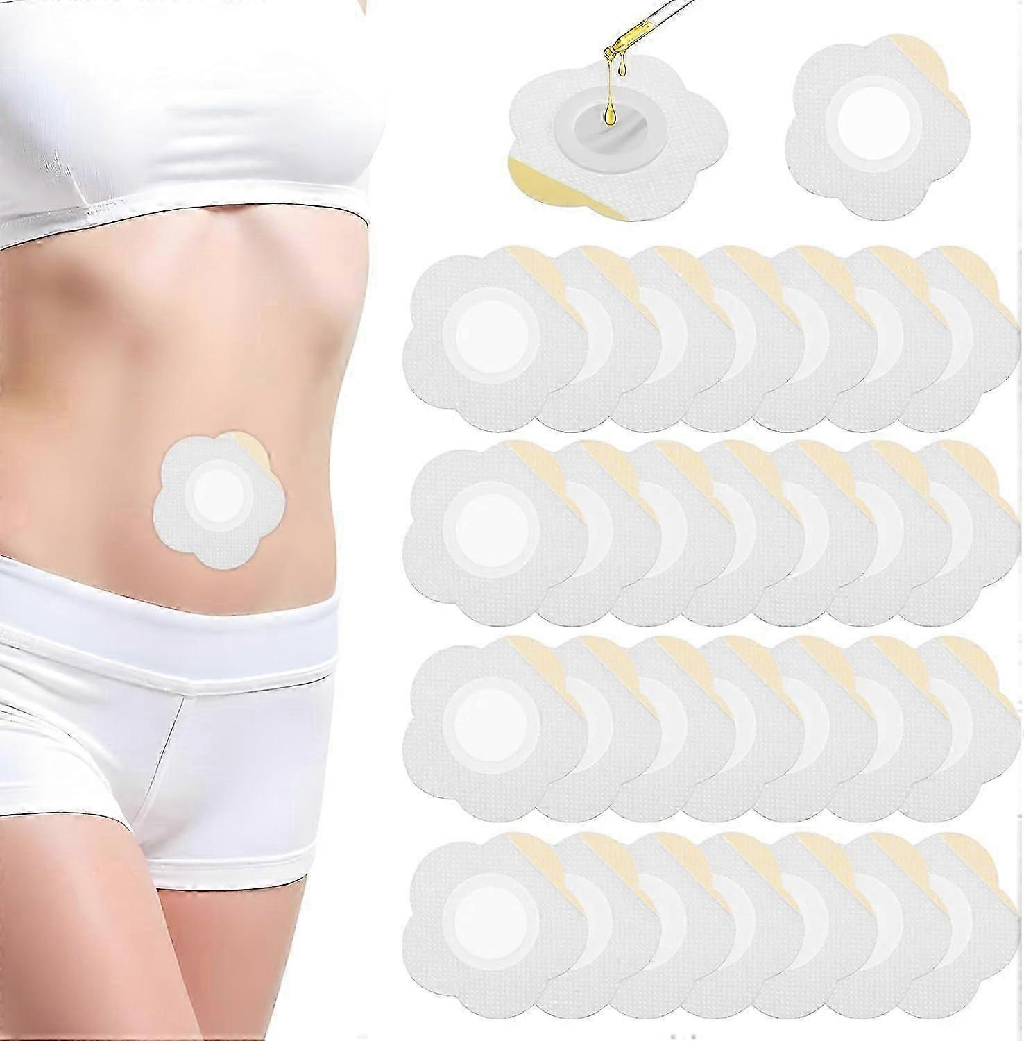 2025 Latest Model  30 Pcs Disposable Castor Oil Pack Wrap Belly Button