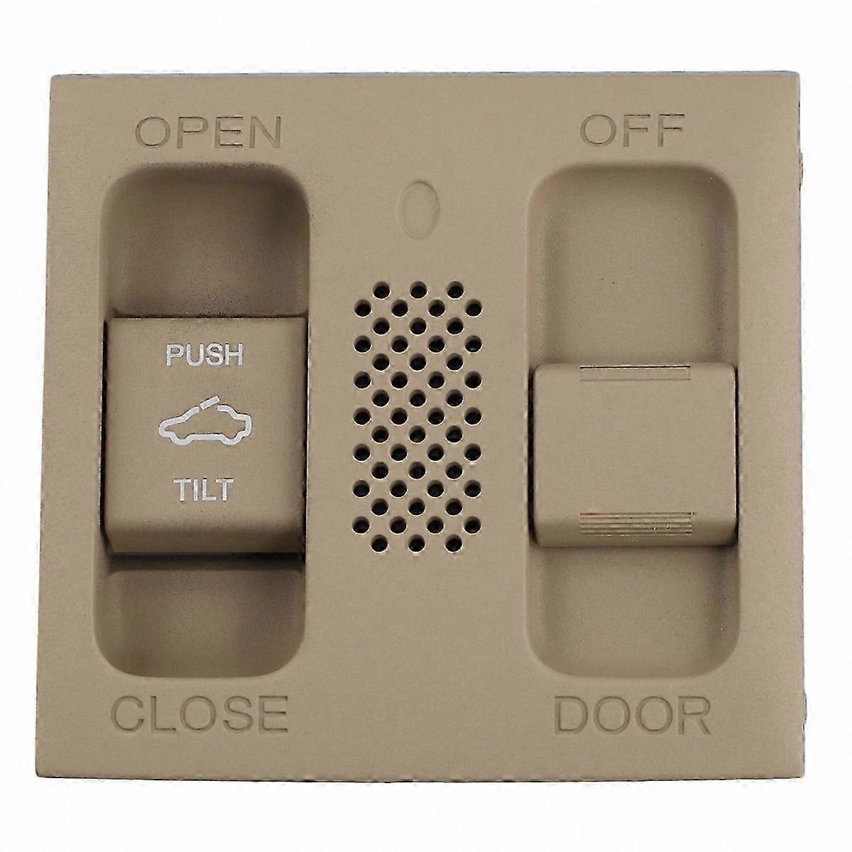 Beige Ceiling Light Button with Sunroof Switch for Reading