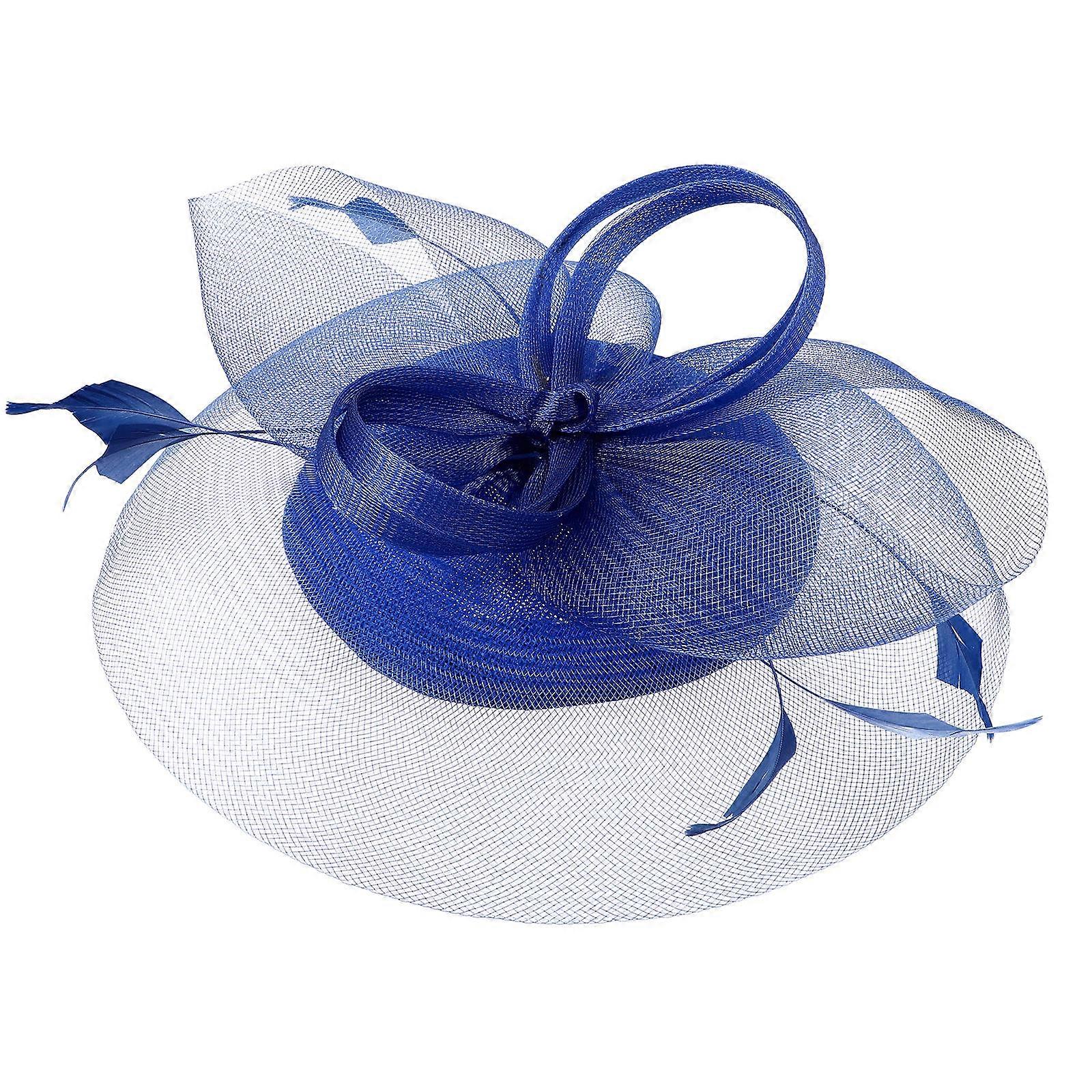 Blue Mesh Crown Accessories for Decoration Elegant Retro Style One Size Fits All Perfect for Events