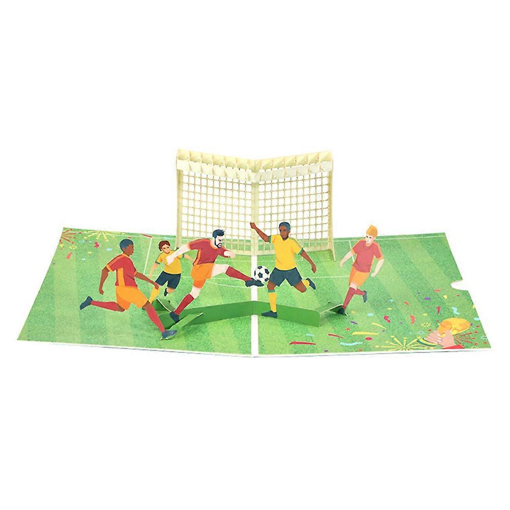 Green 3D Football Theme for Kids Teens Adults with Premium Paper Material