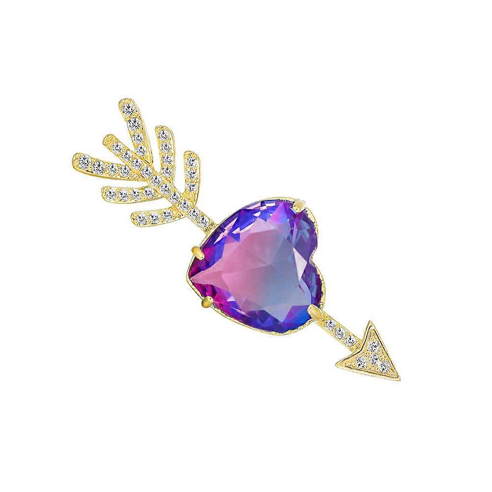Elegant Heart Pin Jewelry, Versatile Brooch for Various Outfits