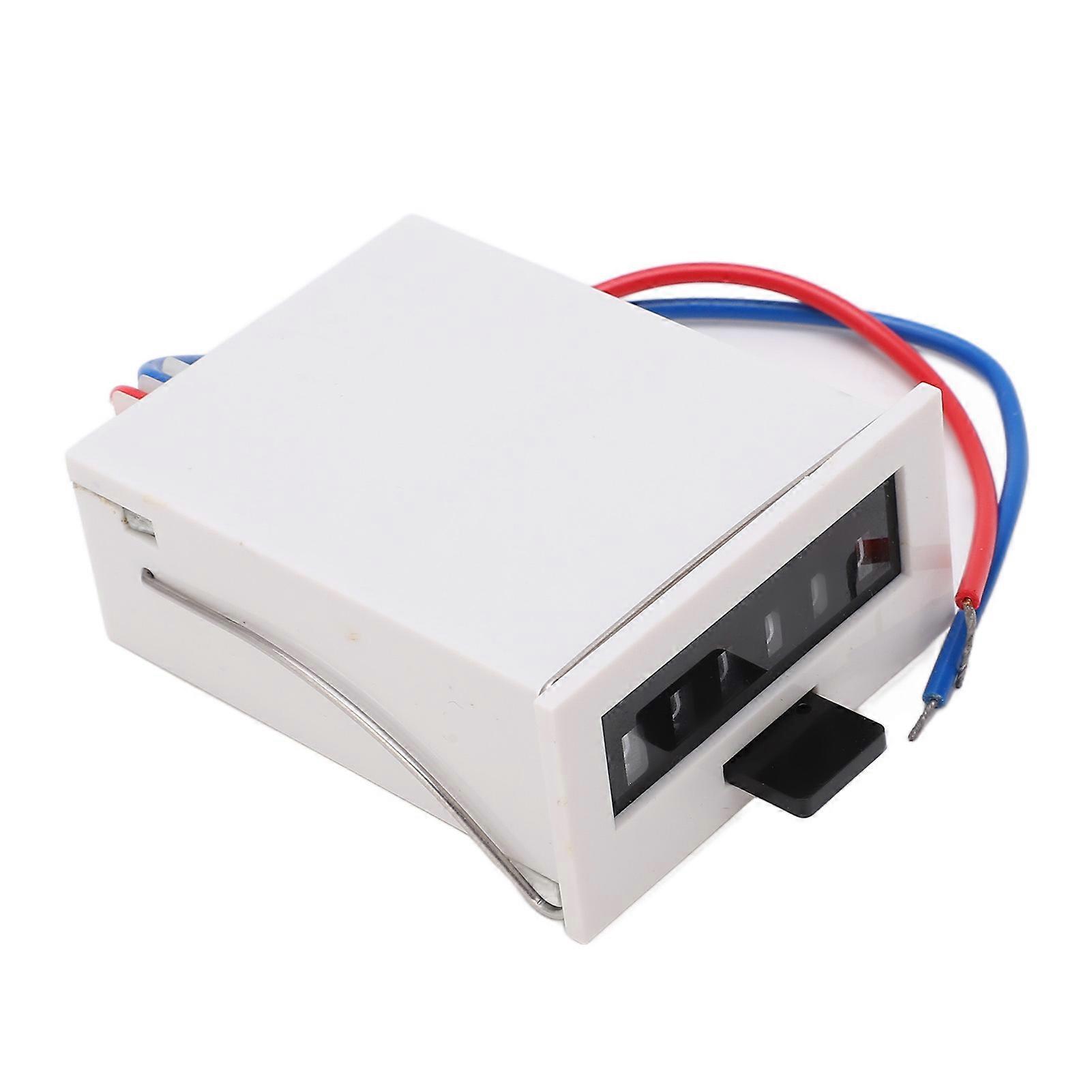 Electromagnetic Counter 6 Digit High Speed Accurate Electronic Pulse Counter for Chemical Textile Machinery DC12V