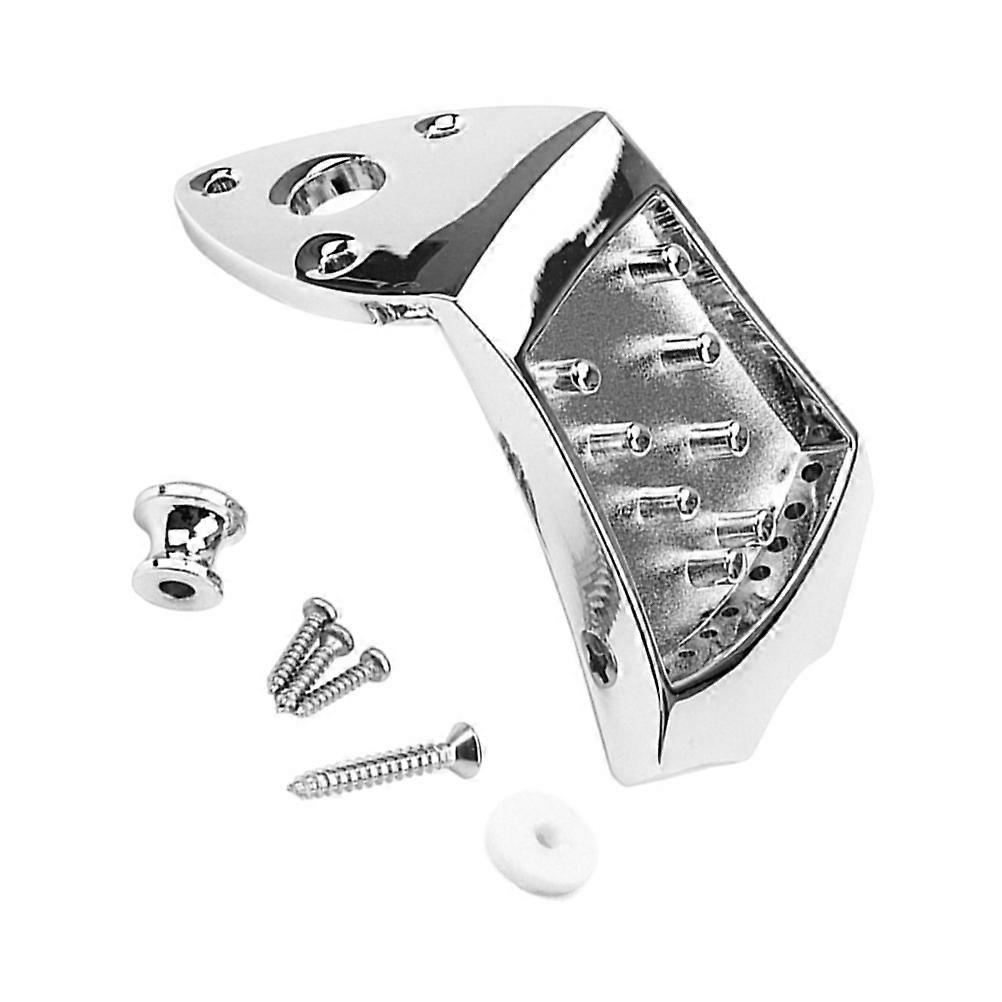 Heavy Duty Metal Mandolin Tailpiece for Traditional Stringed Instruments – Easy Installation, Enhanced Resonance, Durable Design