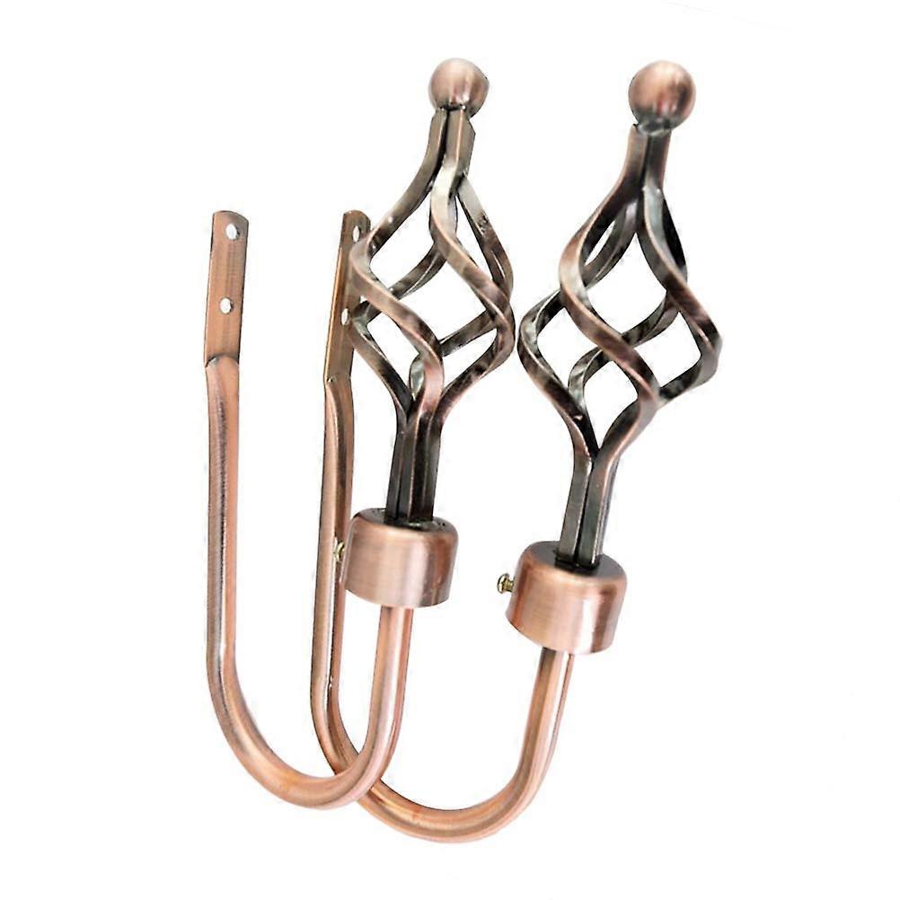 Curtain Hooks for Holding Drapes Made of Iron in Multi Color Easy to Install 2-Pack