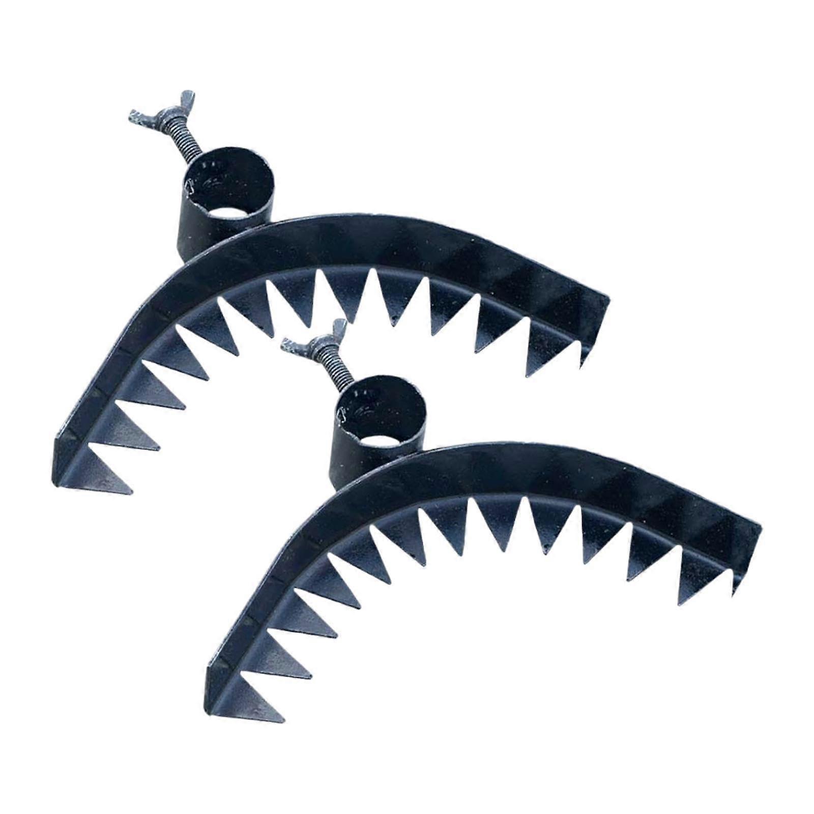 2X Garden Hand Hoe Weeding Tool with Ergonomic Grip for Efficient Weed Removal in Backyard