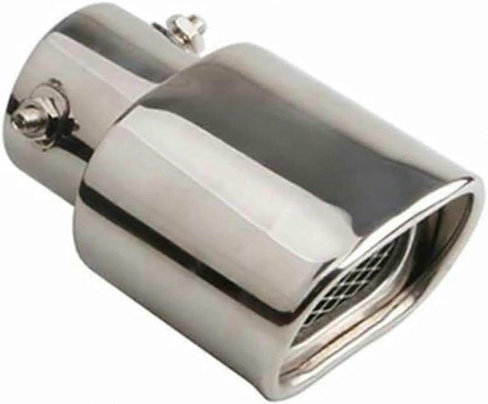 Car Exhaust Trim 2.5" Square Stainless Steel Tailpipe Trim for Universal Compatibility and Enhanced Style