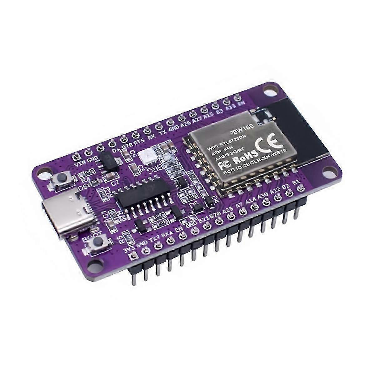 RTL8720DN وحدة BLE مزدوجة النطاق WiFi Bluetooth NICE MCU BW16 لوحة تطوير هوائي على متن الطائرة ، Solde