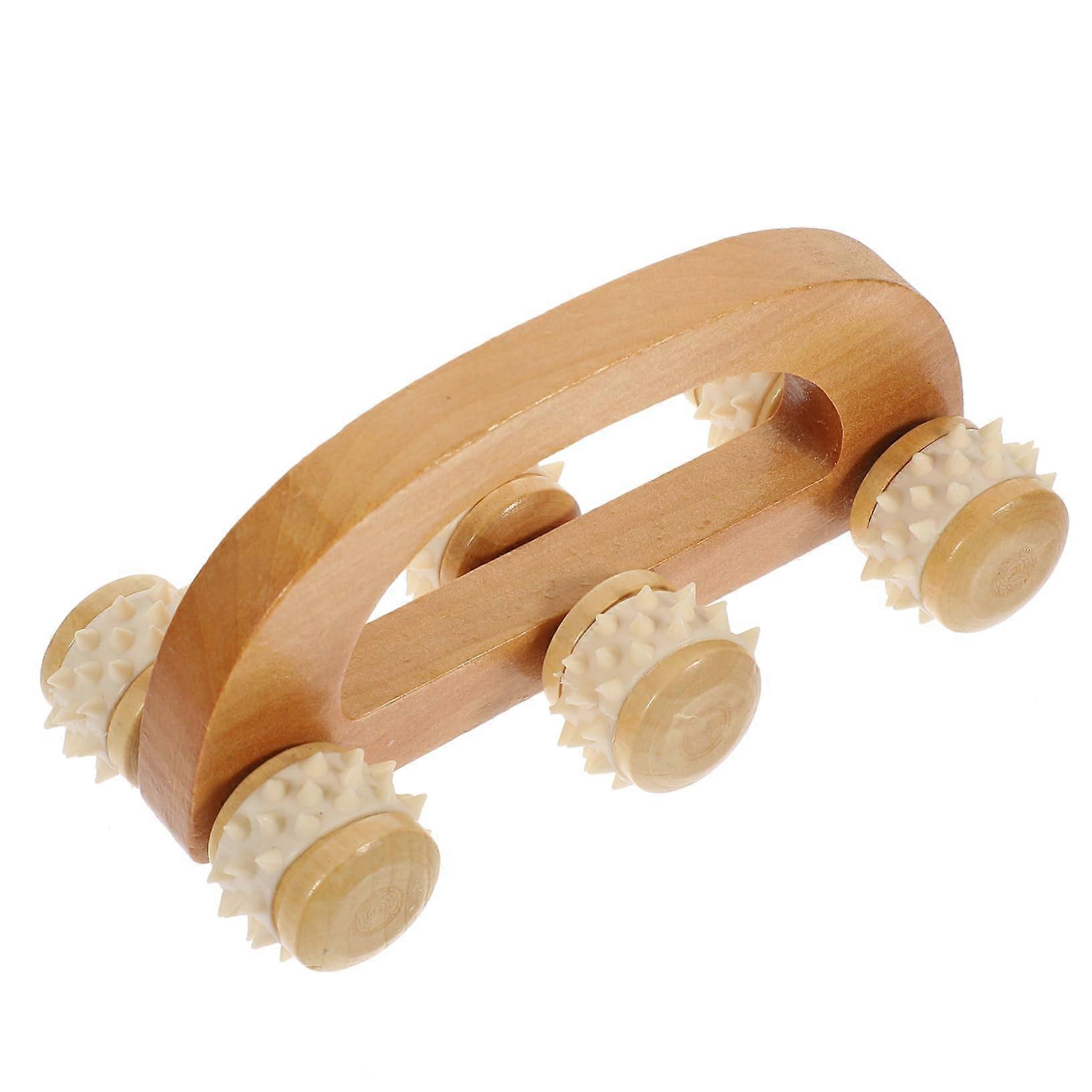 Manual Massager Face and Leg Roller - Acupressure Foot Massager for Relaxation, Deep Tissue Massage, Portable Design