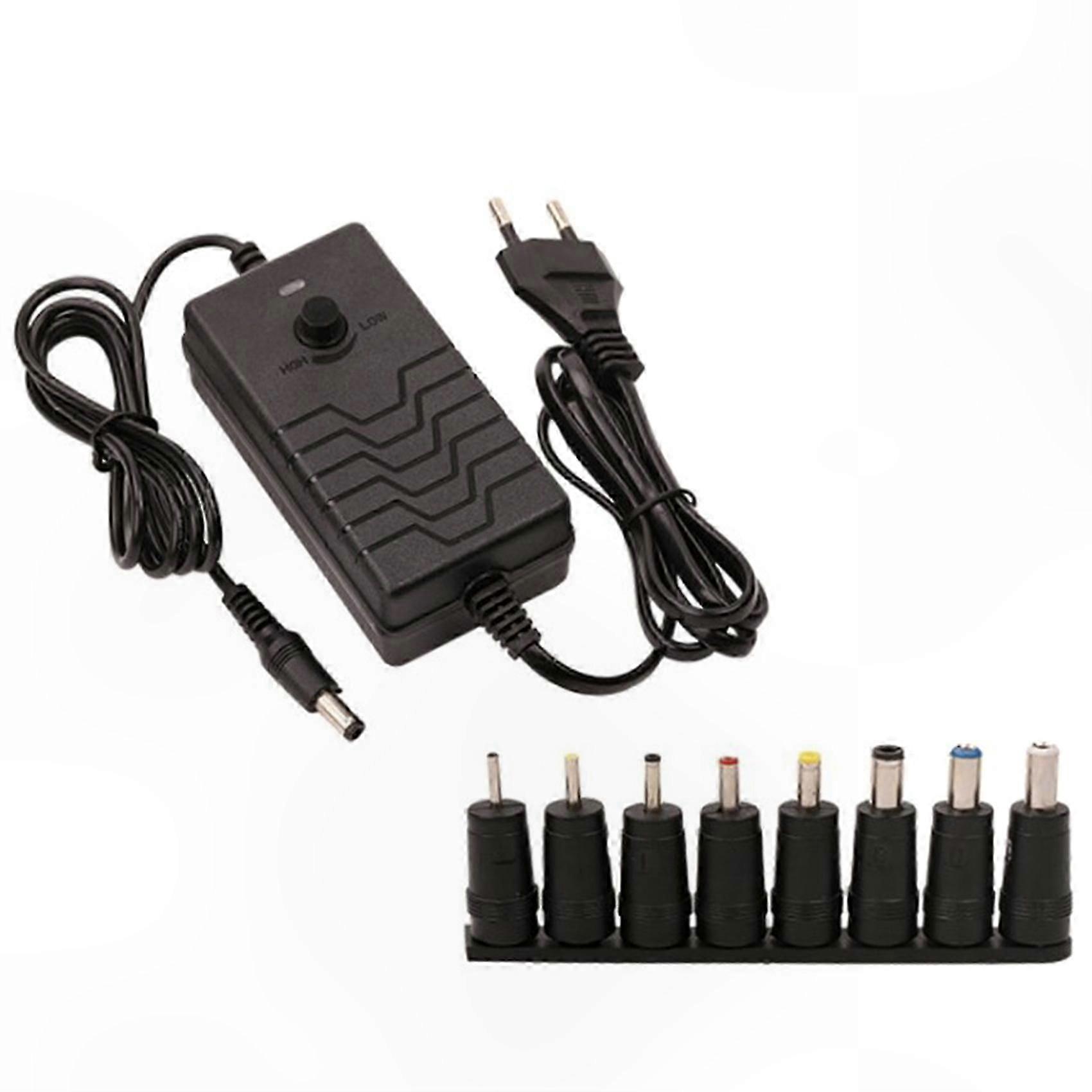 8-Adapter 72W Universal AC DC Power Supply with Adjustable Speed and EU Plug 24-36V